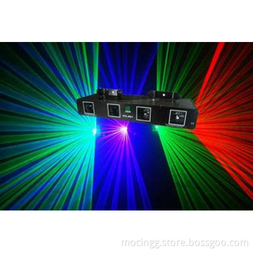 RGBY Disco Laser Light , DMX512 / Master / Slave laser stag